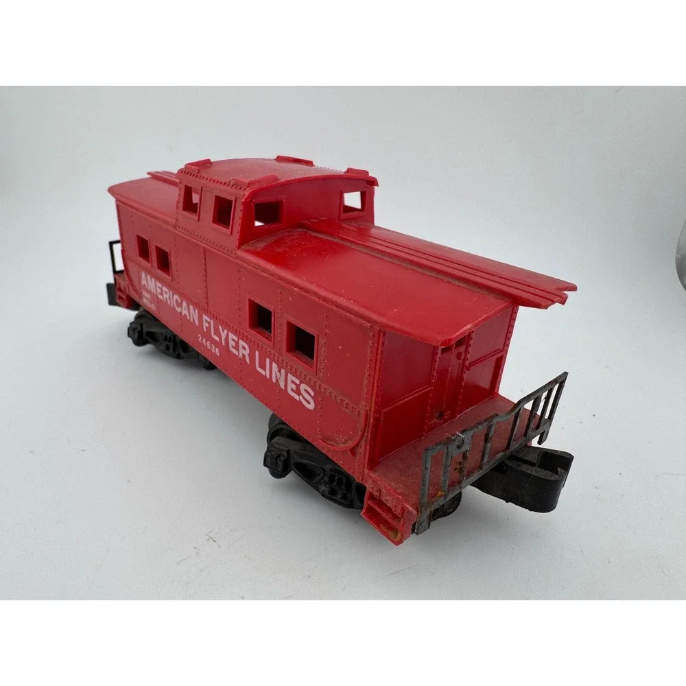 American Flyer Lines Red Caboose Train‎ Car Model 24636 Plastic Toy
